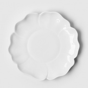 Prato PEÓNIA Branco 22cm